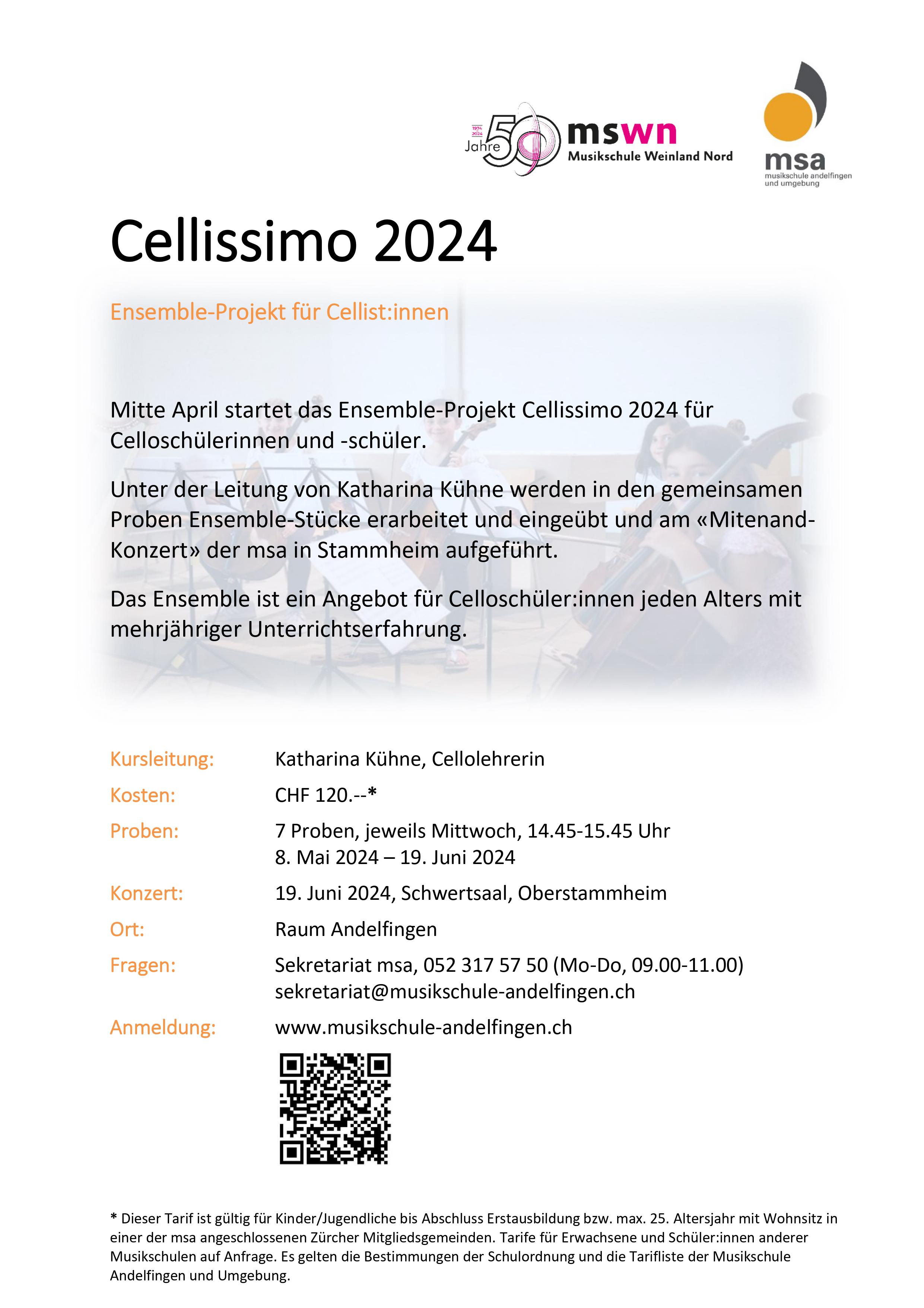 2024 Flyer Cellissimo Katharina Kühne